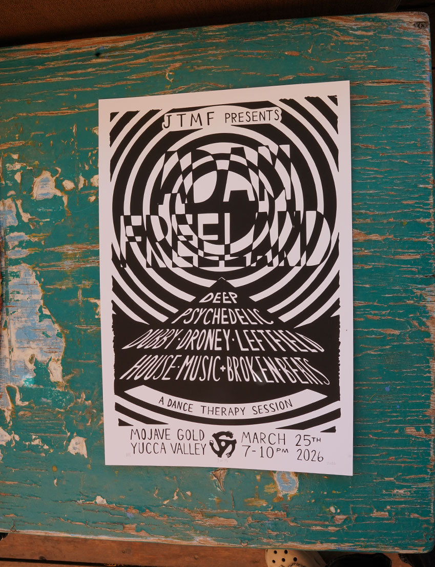 Adam Freeland Poster - Mojave Gold Show