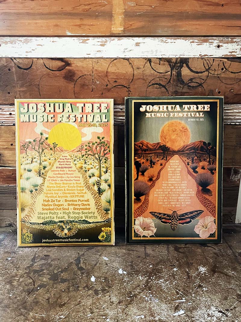 Spring '25 Wooden Poster - Art by CJ Troxell