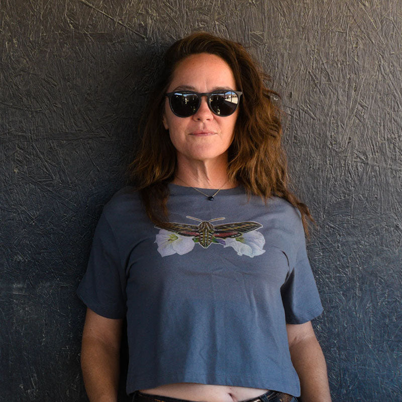 Asphalt Fall '25 Moth Cropped T-Shirt